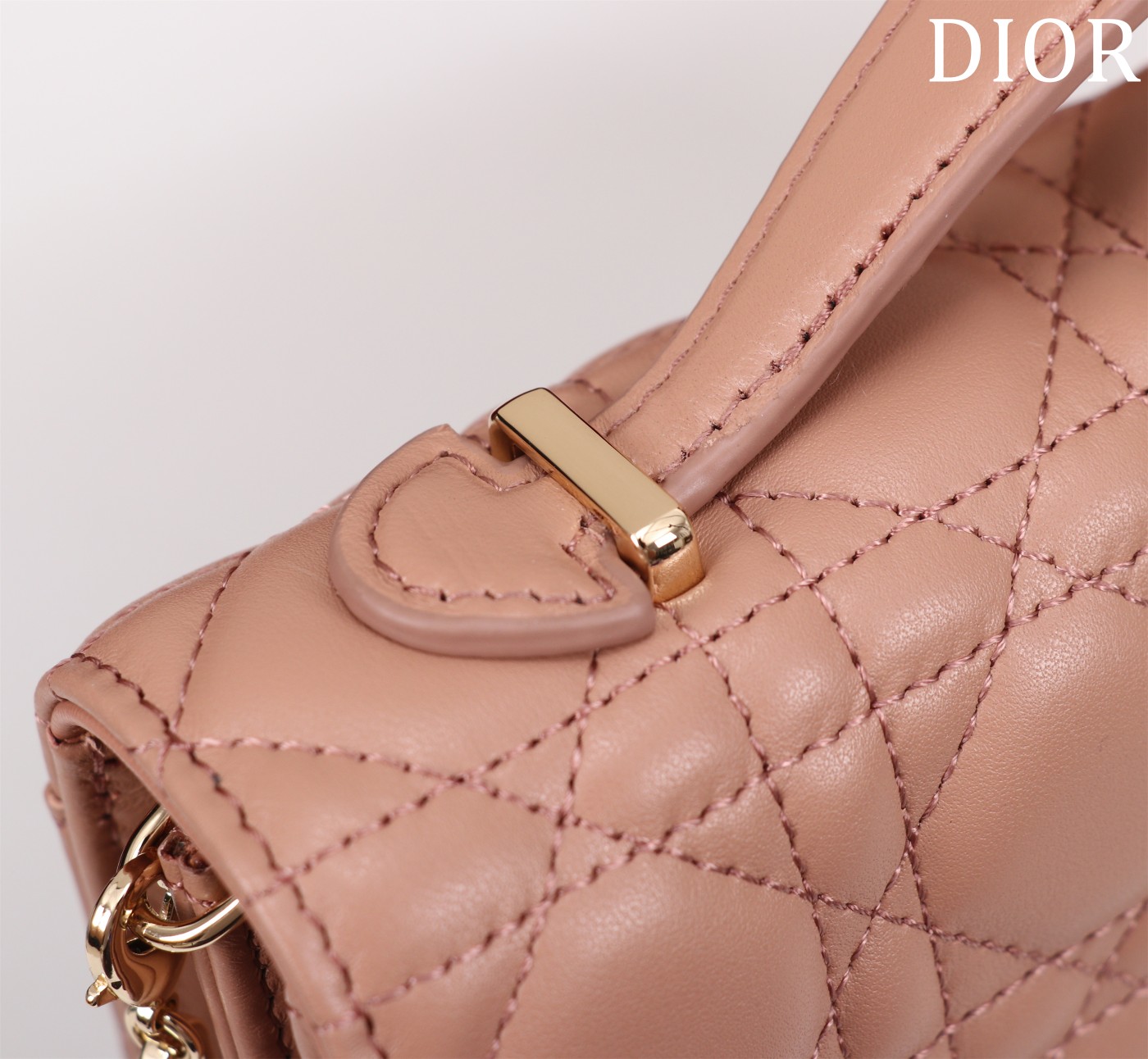 My Dior Mini Bag Blush Cannage Lambskin